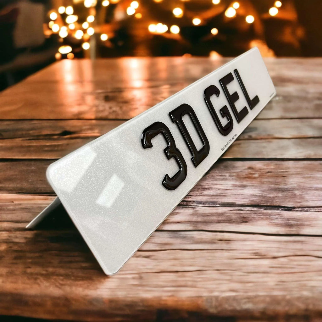 3D Gel Plates - Luxury Number Plates