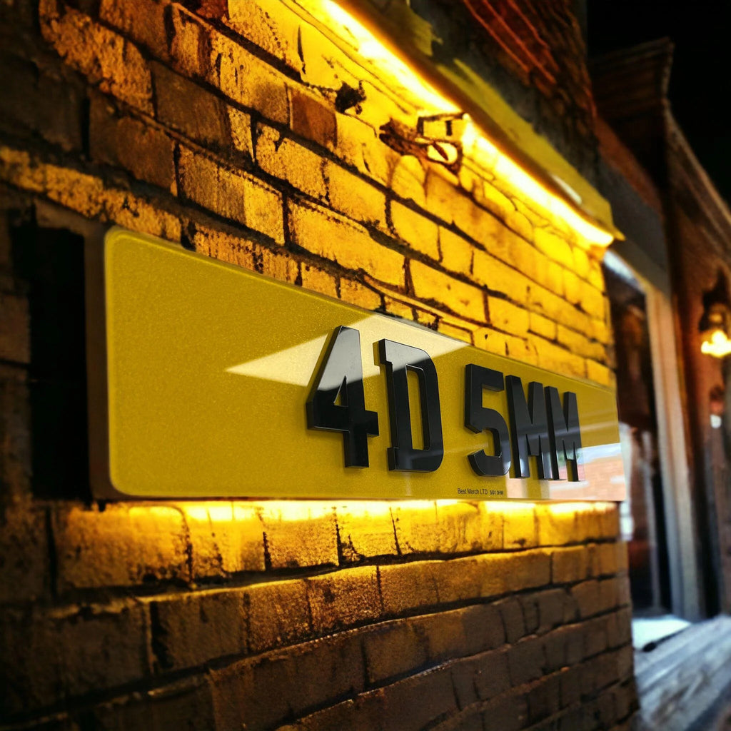 4D 5mm - Luxury Number Plates