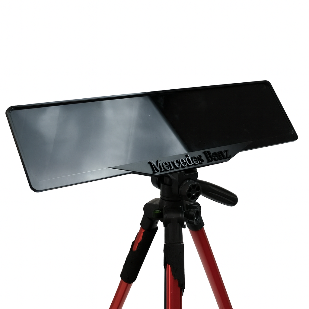 Black Mercedes Benz Plate Holder - Luxury Number Plate Holder