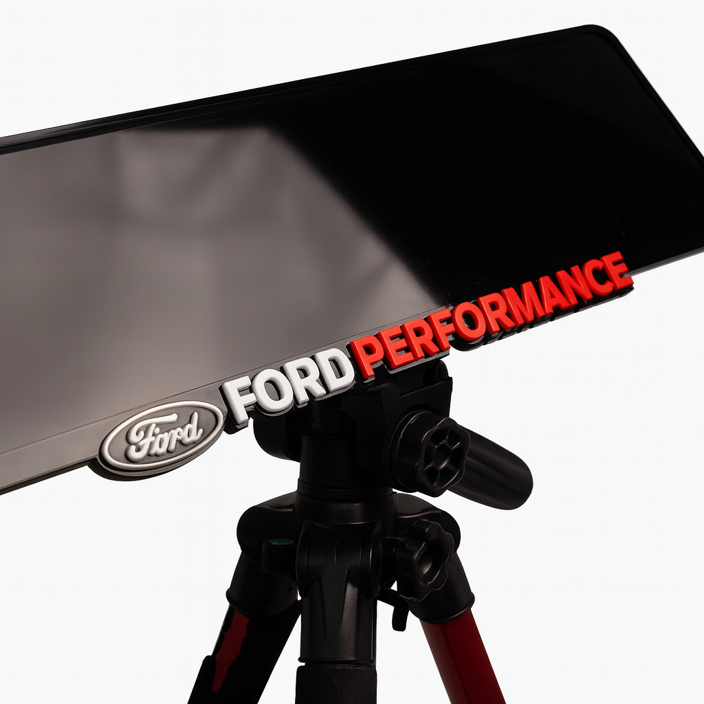 RED Ford Performance Plate Holder - Luxury Number Plate Holder