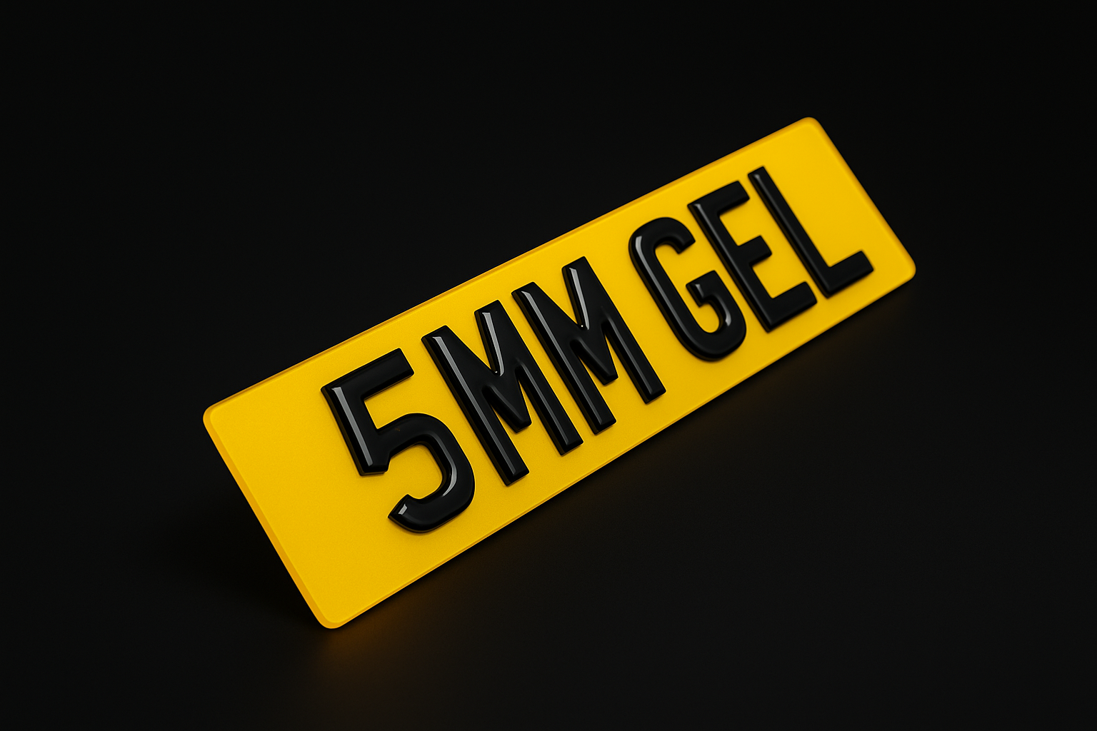 5mm Gel - Luxury Number Plates