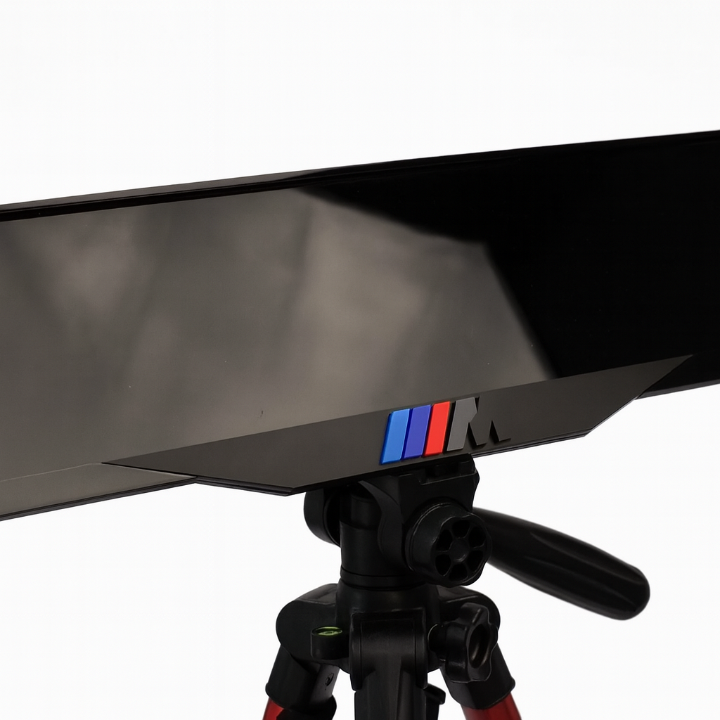 Black BMW M SPORT Plate Holder - Luxury Number Plate Holder