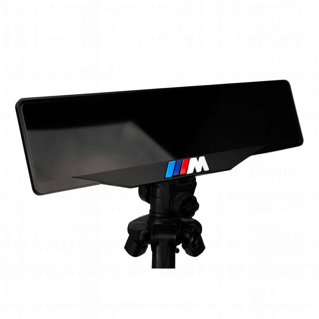 White BMW M SPORT Plate Holder - Luxury Number Plate Holder