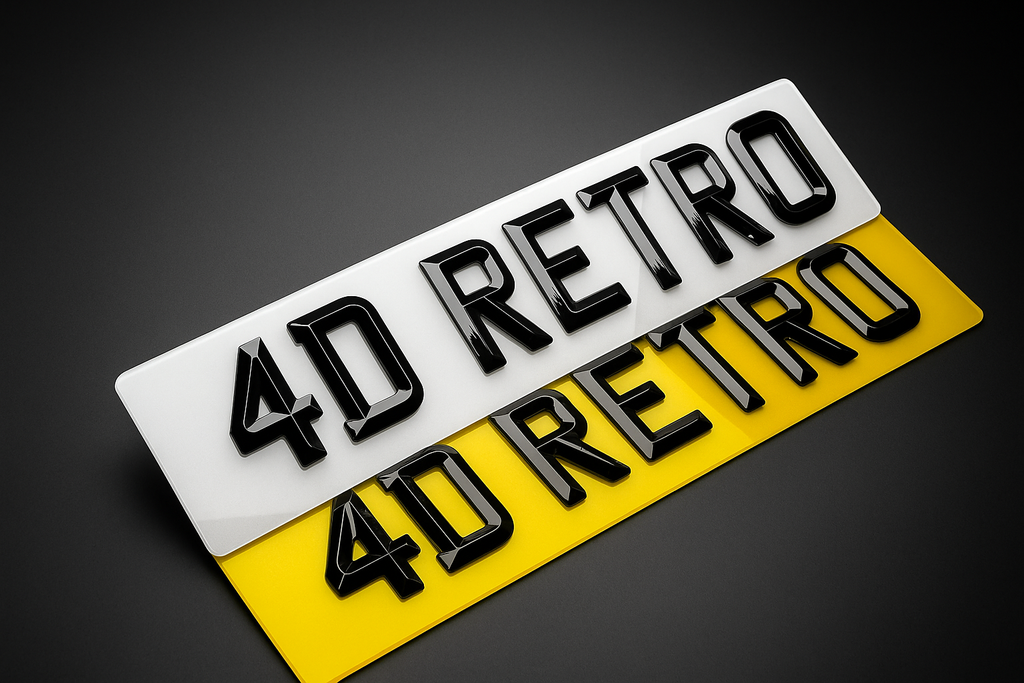 4D Retro - Luxury Number Plates