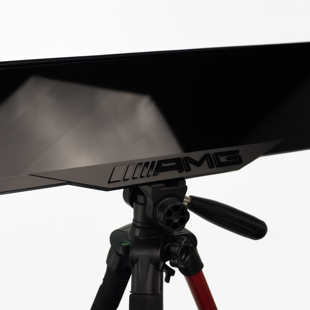 Black AMG Plate Holder - Luxury Number Plate Holder