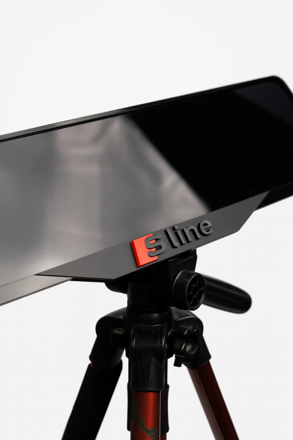 Red Audi S-LINE Plate Holder - Luxury Number Plate Holder