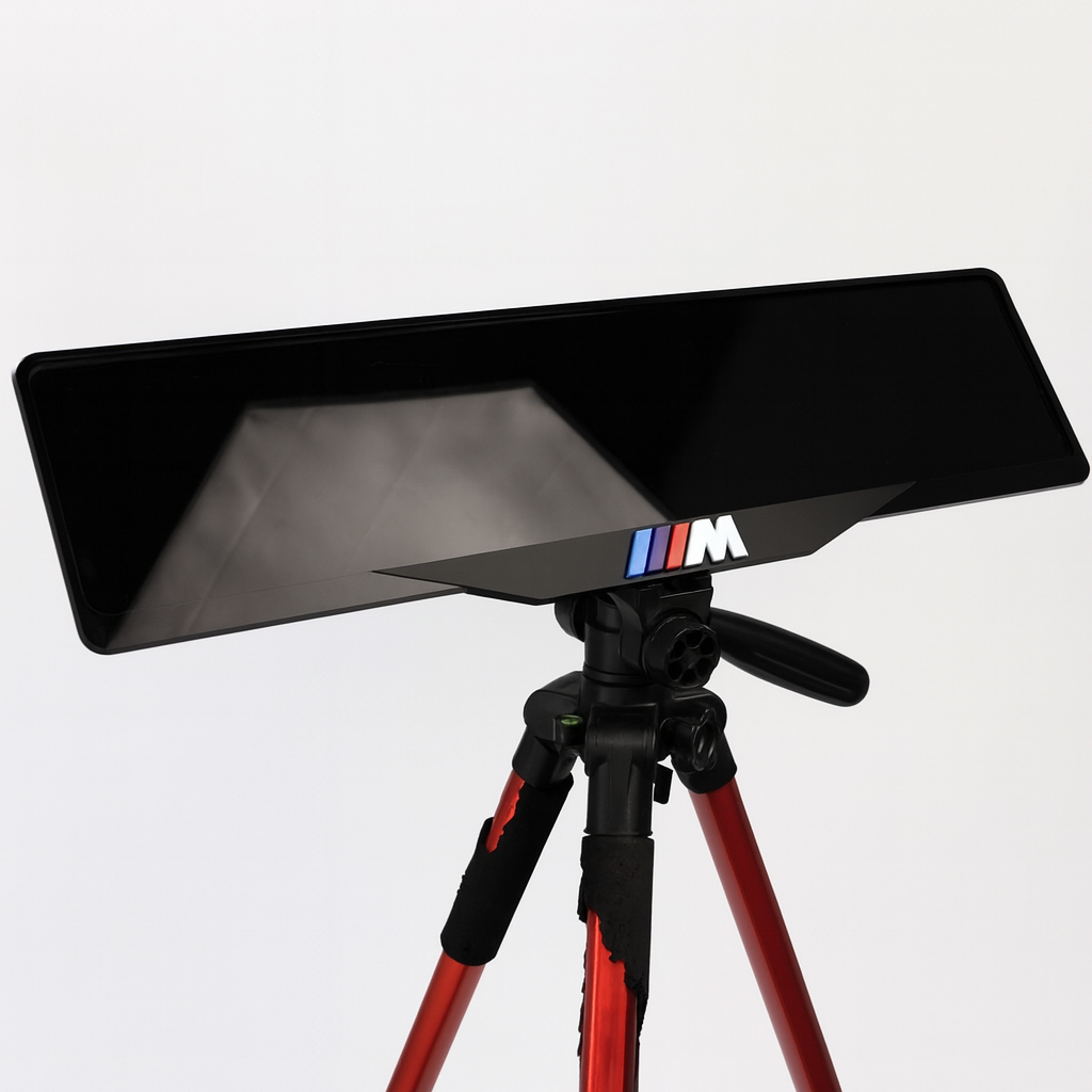 White BMW M SPORT Plate Holder - Luxury Number Plate Holder