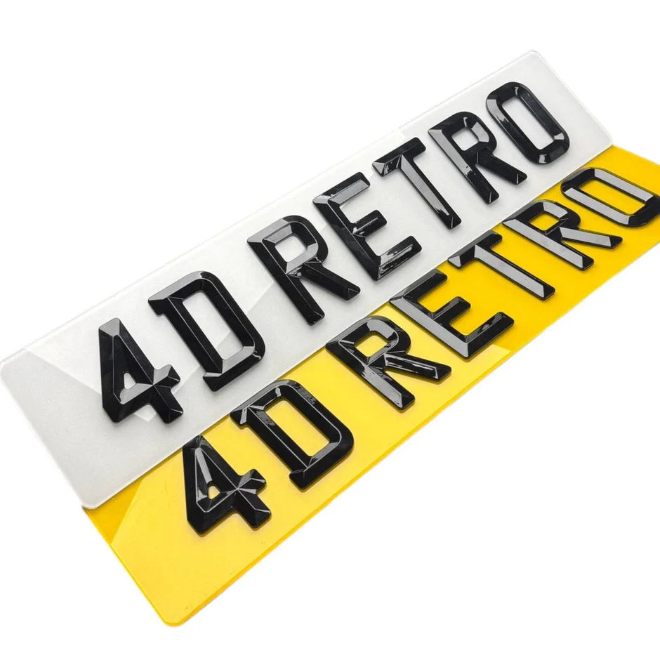 4D Retro - Luxury Number Plates